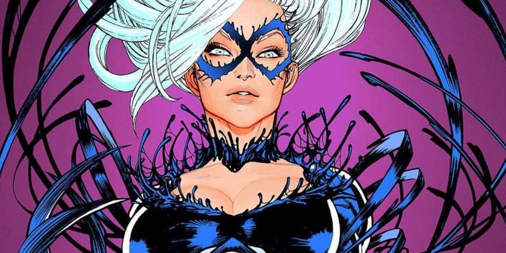 Black Cat obtiene un toque de veneno en un disfraz de pintura corporal de simbionte épico