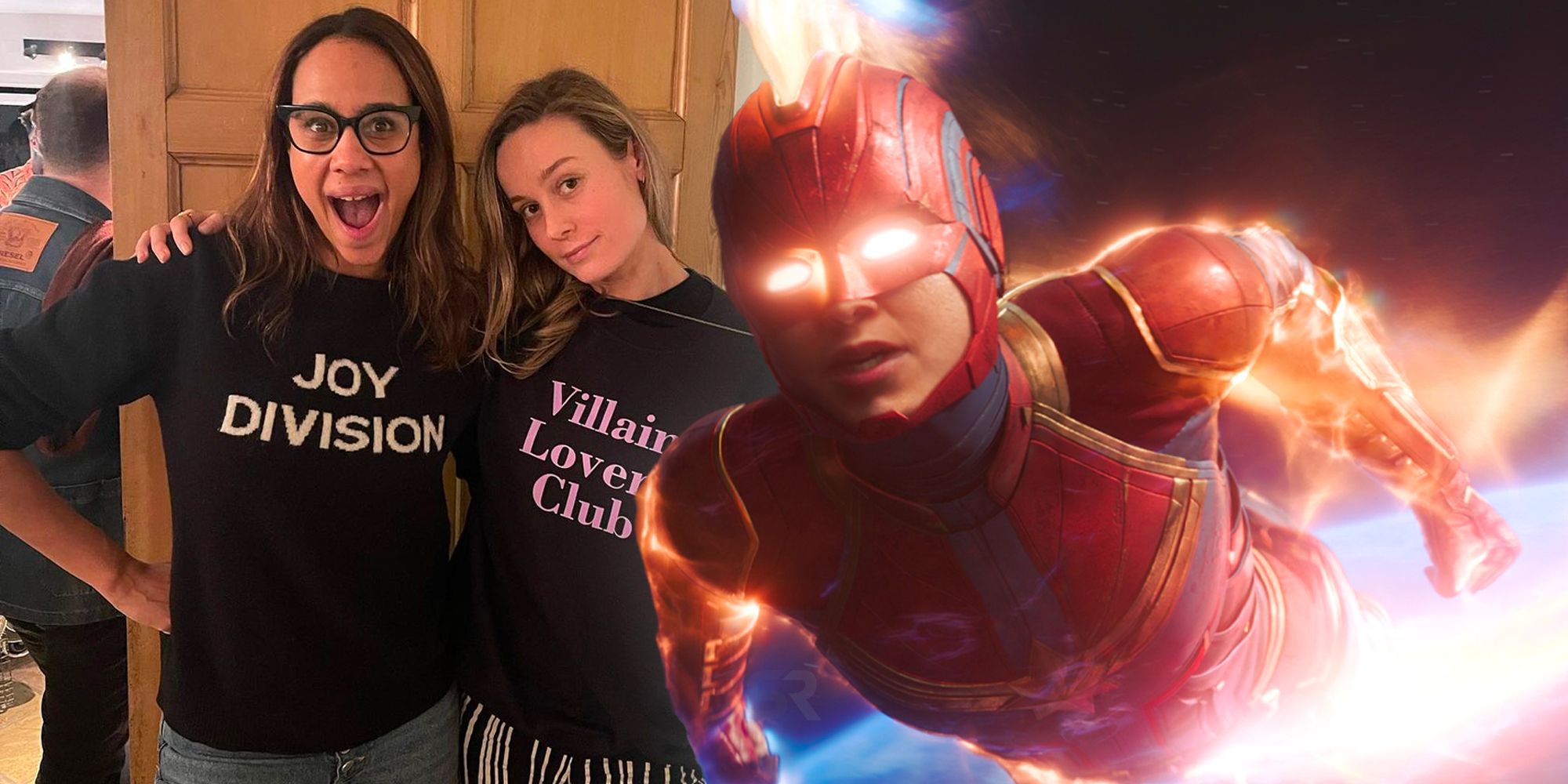 Brie Larson publica una imagen con el actor villano del Capitán Marvel 2