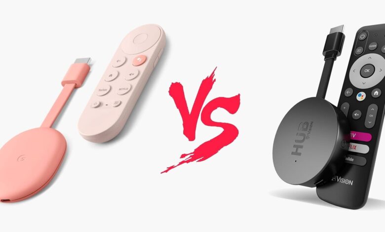 Chromecast con Google TV vs. T-Mobile TVision HUB