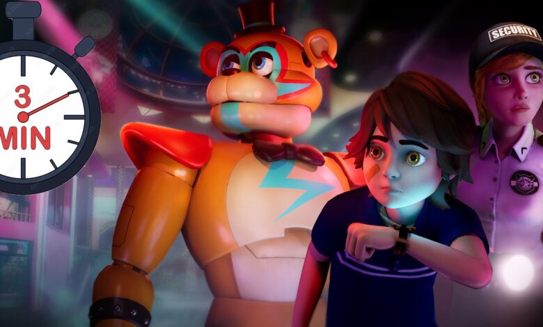 Cinco noches en Freddy's Security Breach Beat en tres minutos