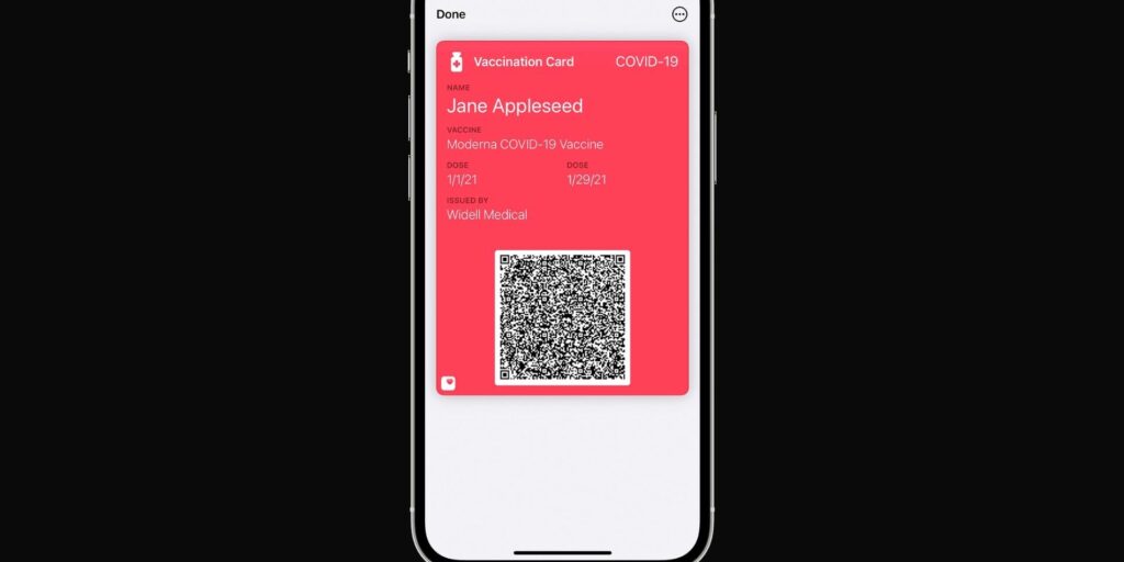 Cómo almacenar los detalles de la vacuna COVID-19 en la billetera de Apple de un iPhone