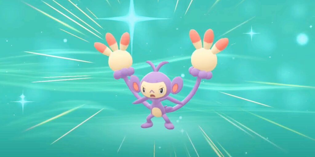 Cómo evolucionar a Aipom a Ambipom en Pokémon BDSP