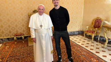 "Confiesa" Zlatan Ibrahimovic todos sus pecados con El Papa | Tuit