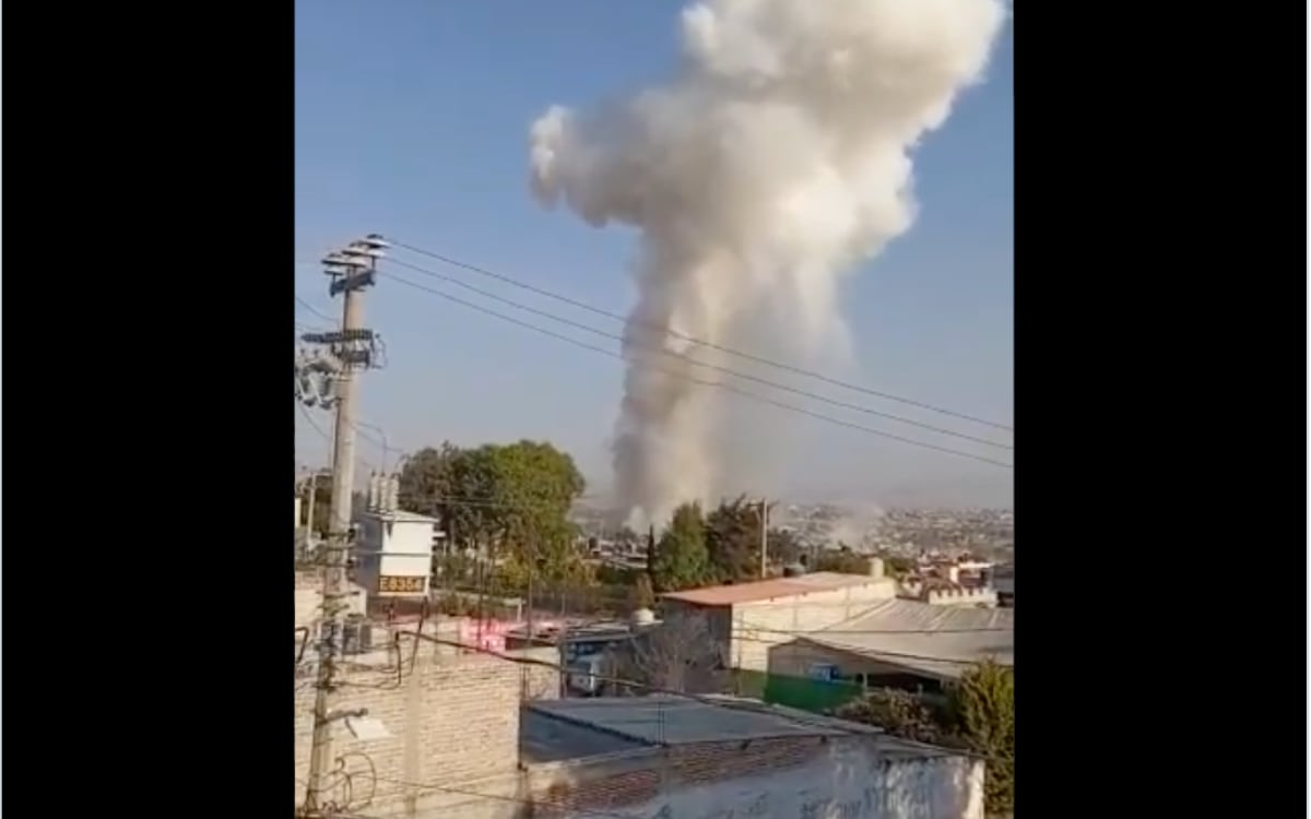 Dos muertos y 15 heridos deja explosión por pirotecnia en Tultepec | Videos