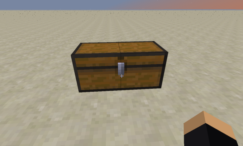 El cofre casero detallado de Minecraft Fan transporta a los espectadores al juego