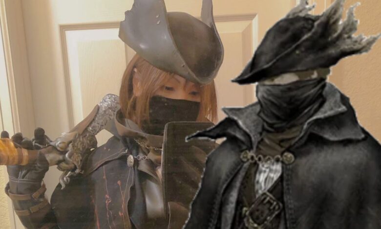 El cosplay de Bloodborne Hunter incluye una cuchilla de sierra funcional