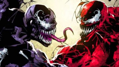 El cosplay de Venom & Carnage Body Paint de alguna manera hace que los simbiontes sean aún más aterradores