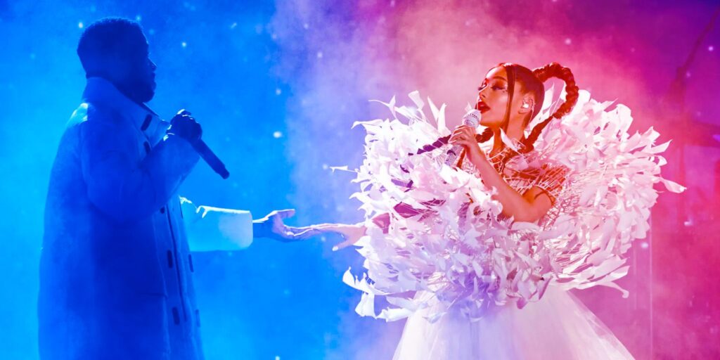 El disfraz de Ariana Grande era un peligro de incendio en el set de Don't Look Up