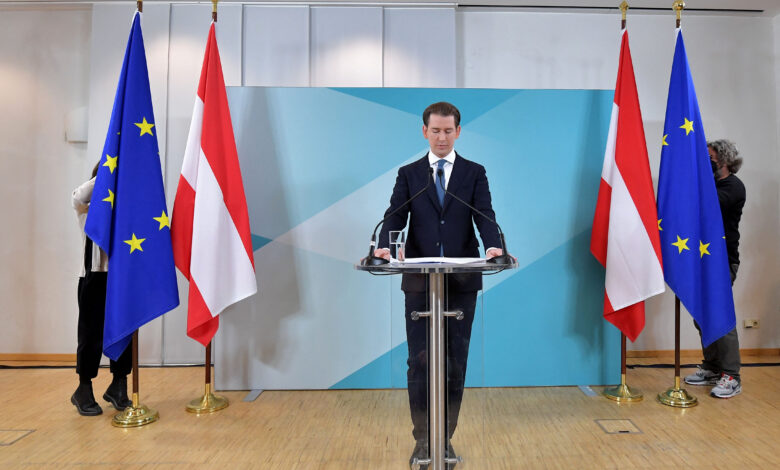 El excanciller de Austria Sebastian Kurz anuncia su retirada de la política