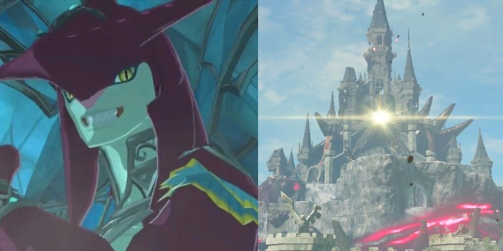 El jugador de Breath of the Wild lleva a Sidon a encontrarse con Ganon en el castillo de Hyrule