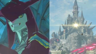 El jugador de Breath of the Wild lleva a Sidon a encontrarse con Ganon en el castillo de Hyrule