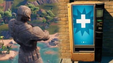 El jugador de Fortnite descubre el truco de soporte vital de la máquina expendedora