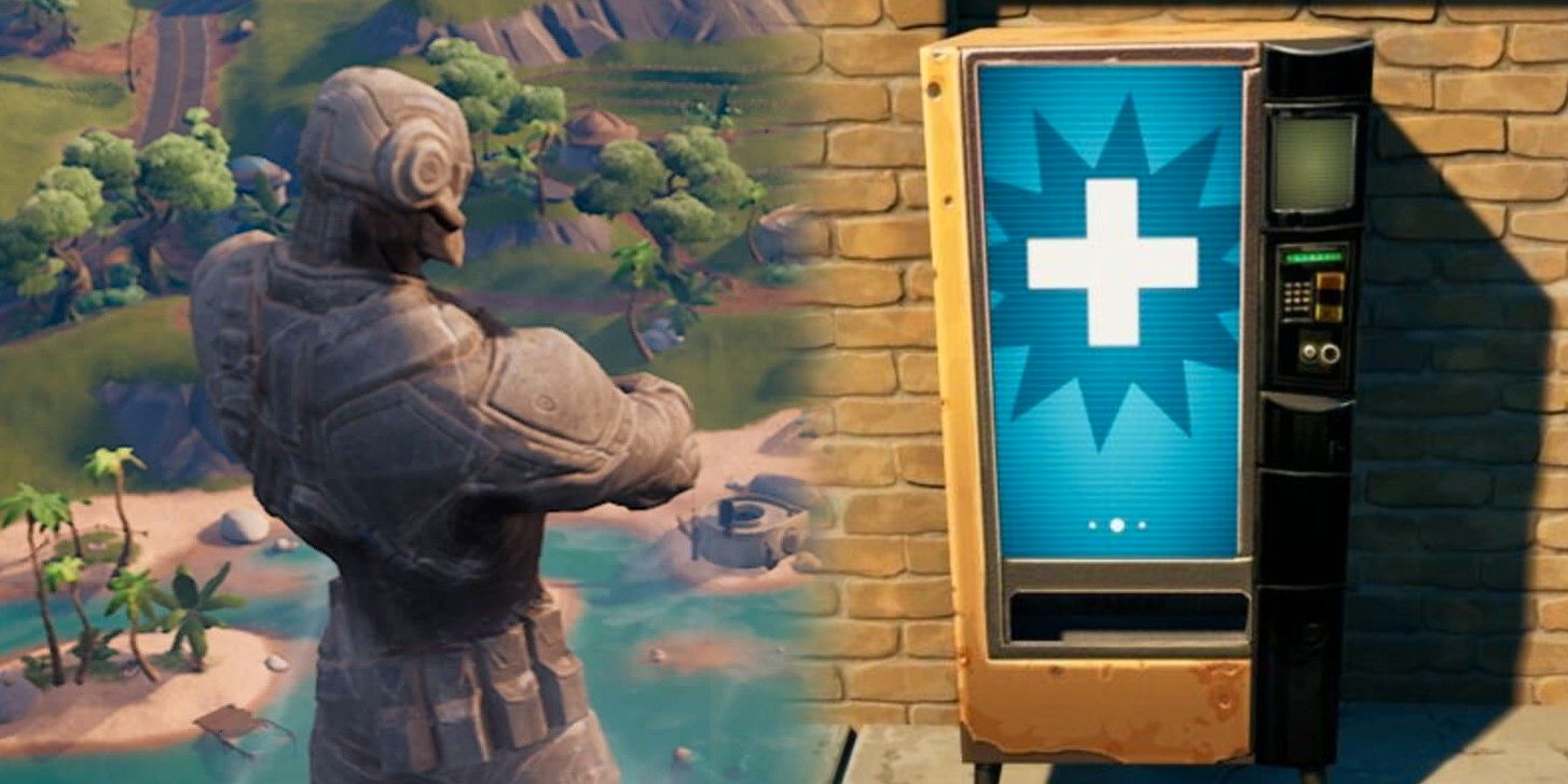 El jugador de Fortnite descubre el truco de soporte vital de la máquina expendedora