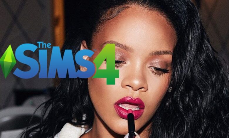El jugador de Sims 4 crea a Rihanna como una Sim