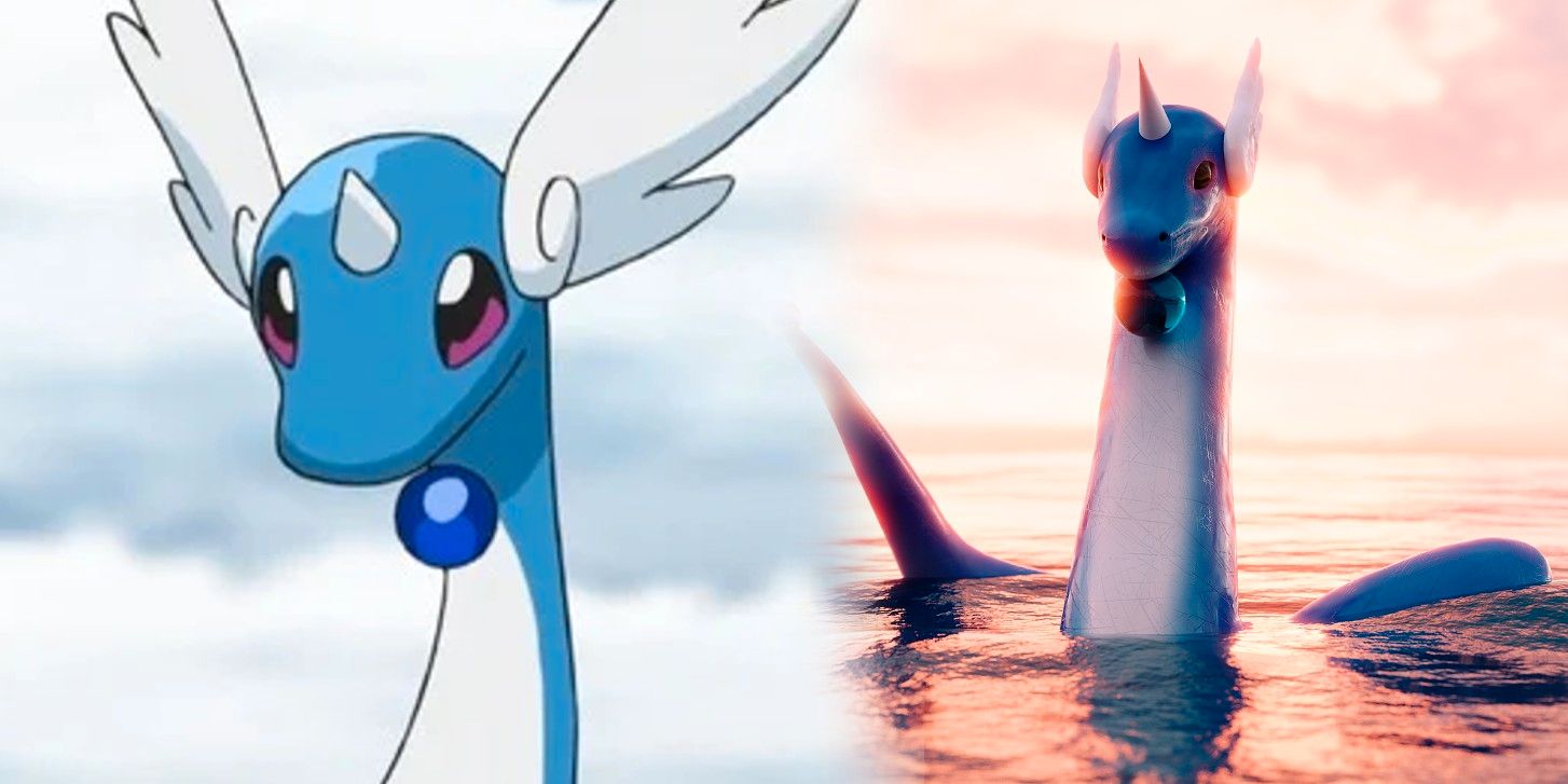 El modelo 3D de Dragonair de los fanáticos de Pokémon parece una foto de vida silvestre de la vida real