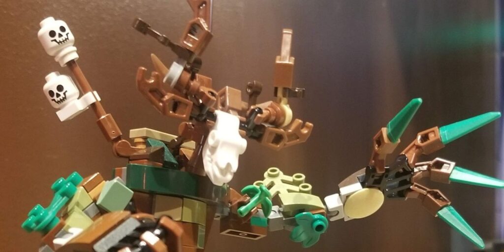El monstruo Leshen de The Witcher 3 todavía luce mortal en LEGO