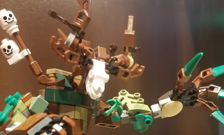 El monstruo Leshen de The Witcher 3 todavía luce mortal en LEGO