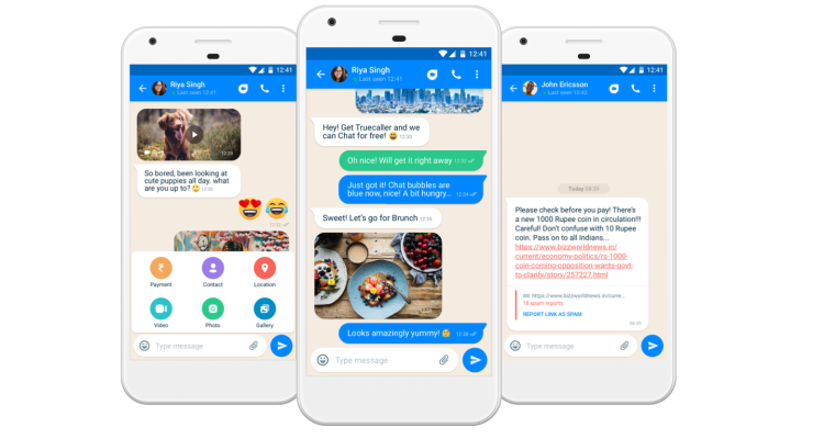 El servicio antispam Truecaller ahora también es una aplicación de mensajería