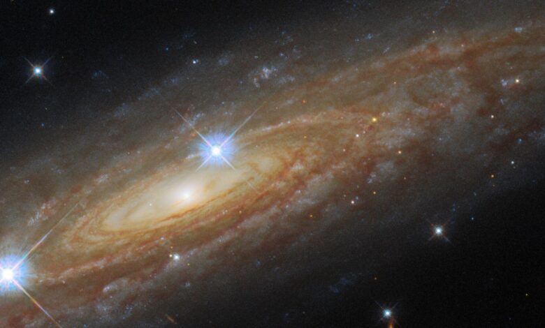 Esta foto del Hubble de una galaxia a 230 millones de años luz de distancia es increíble