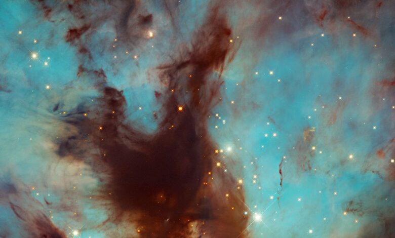 Esta foto del Hubble de una 'nebulosa de las llamas' parece sacada de una película de ciencia ficción