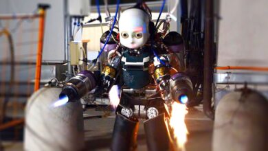 Estos investigadores están trabajando en robots humanoides que pueden volar