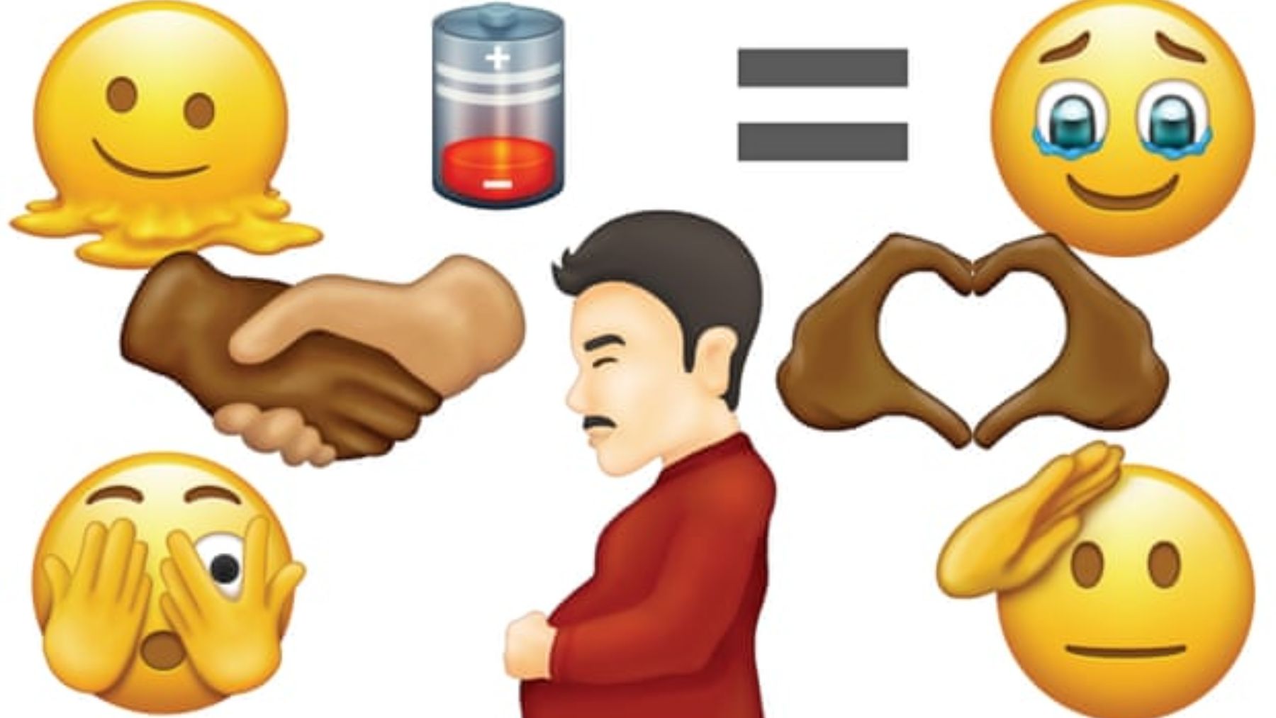Estos son los nuevos emojis de WhatsApp en los que destaca un hombre embarazado