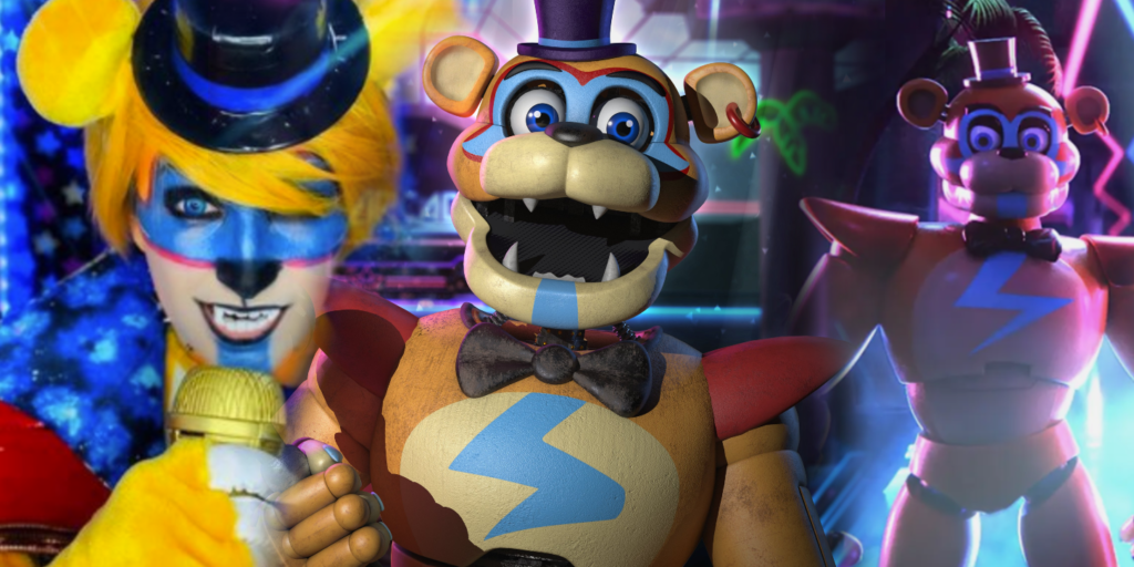 FNAF: Los disfraces de seguridad le dan vida a Glamrock Freddy y Bonnie