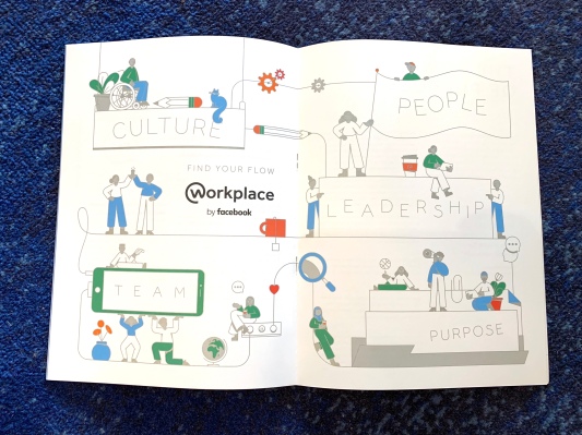 Facebook Workplace agrega alimentación algorítmica, control de seguridad y chat mejorado