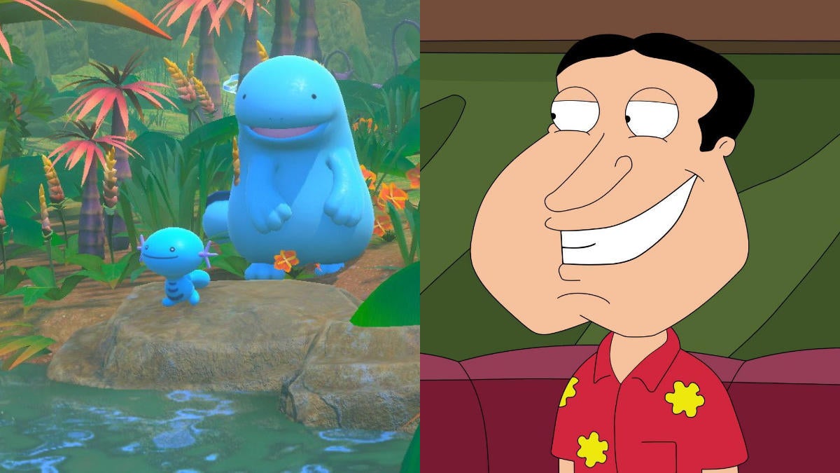 Fan de Pokémon crea una amalgama impía de Quagsire y Quagmire de Family Guy