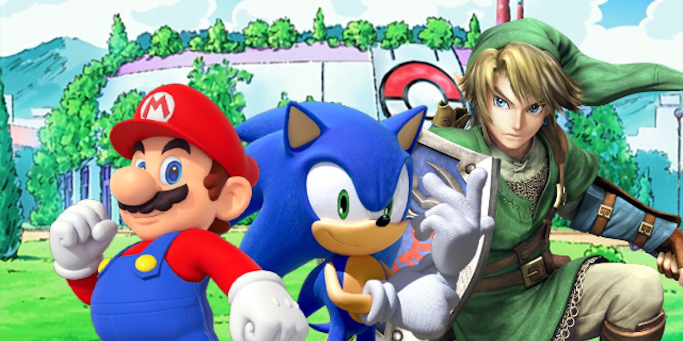 Fan de Pokémon imagina a Mario, Sonic y Link como iniciadores de Pokémon
