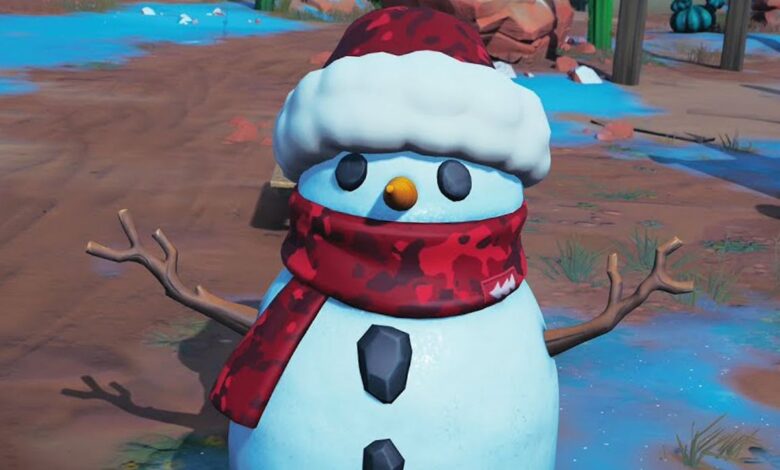 Fortnite: dónde embestir a un muñeco de nieve con un vehículo (Winterfest 2021)