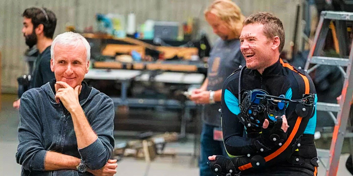 Foto del set de Avatar 2 muestra a James Cameron y Sam Worthington reunidos
