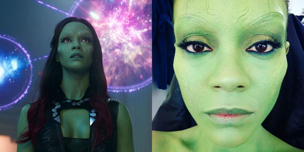 GOTG Vol. 3: Zoe Saldana revela una nueva mirada a Gamora en la imagen de BTS