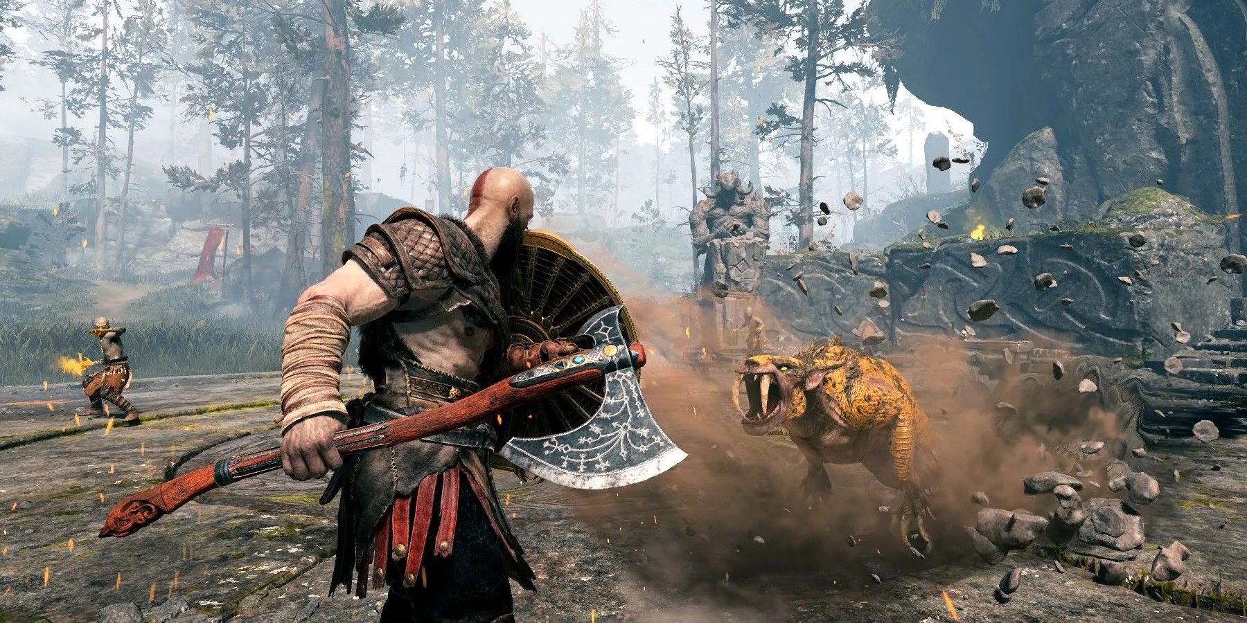 God Of War: Cómo obtener más llamas congeladas (actualizaciones de Leviathan Axe)