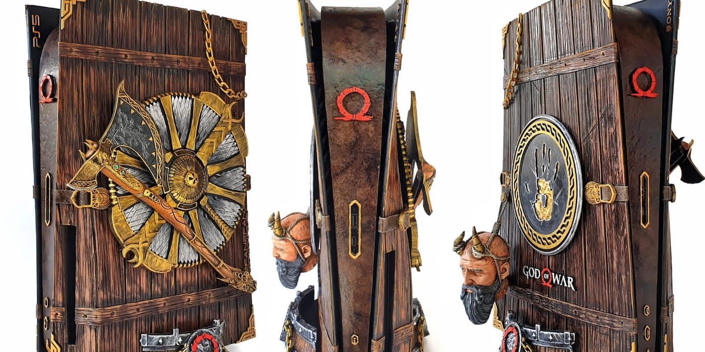 God of War PS5 Kit convierte a Mimir en un accesorio de consola