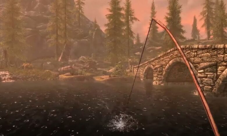 Guía de pesca de Skyrim: mejores lugares, equipo, mapas y maestría