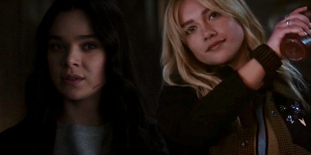 Hawkeye: Florence Pugh improvisó un detalle clave durante la escena de Kate y Yelena