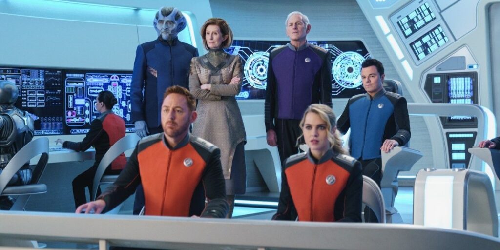 Imagen del primer vistazo de la temporada 3 de Orville: Nuevos miembros del elenco en el puente