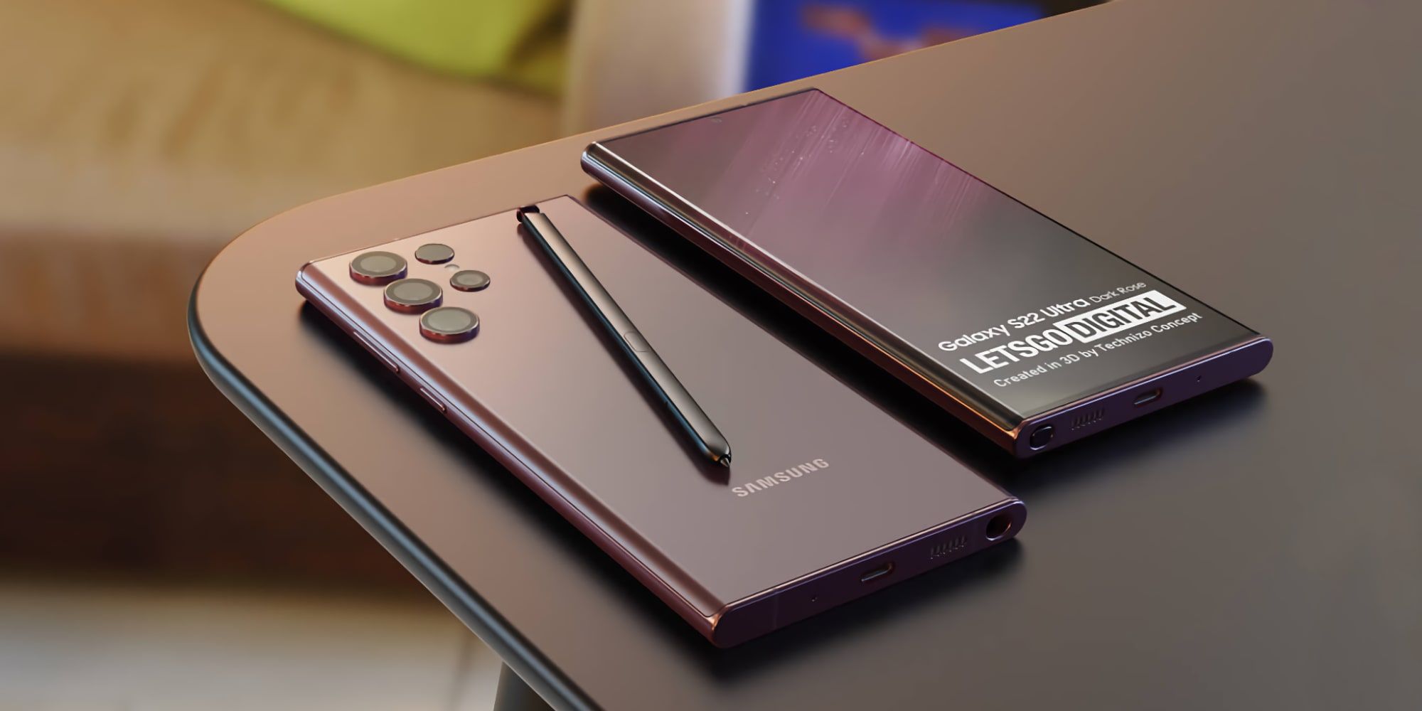 Impresionantes renderizados muestran lo hermoso que podría ser el Samsung Galaxy S22 Ultra