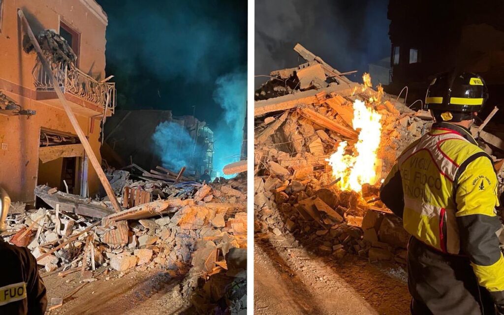 Italia: Al menos tres muertos y seis desaparecidos por explosión de gas que afectó a varios edificios