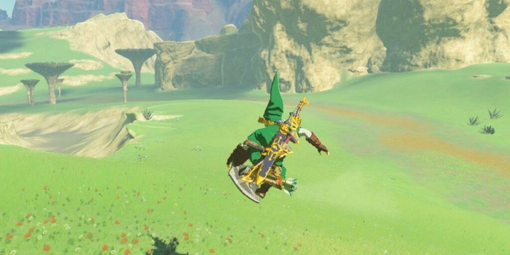 Jugador de Animal Crossing recrea el surf con escudo de Breath of the Wild