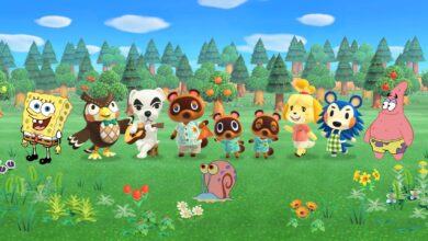 Jugador de Animal Crossing recrea la casa de Bob Esponja y Krusty Krab