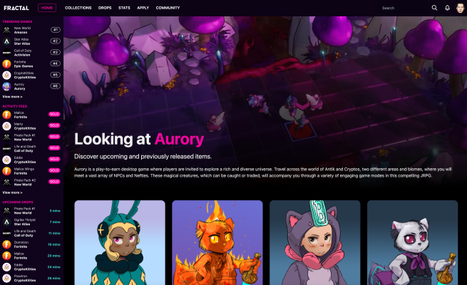 Justin Kan estrena Fractal, un mercado basado en Solana para juegos NFT