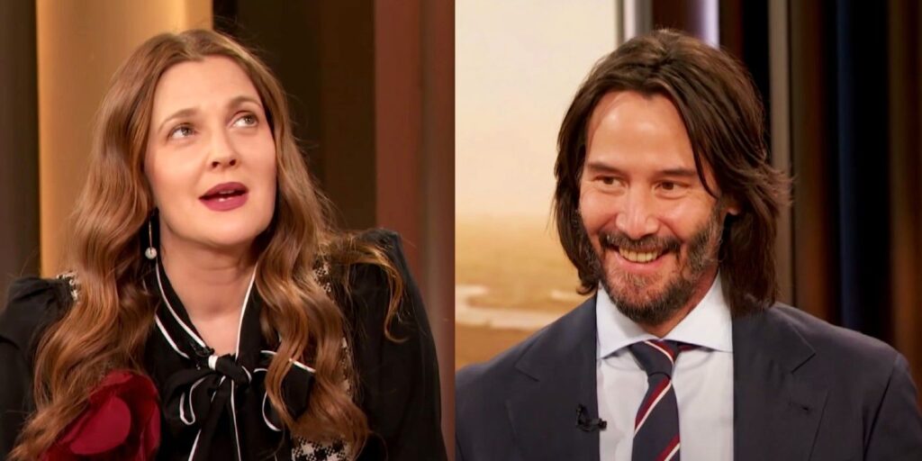 Keanu Reeves y Drew Barrymore recuerdan el viaje salvaje en motocicleta