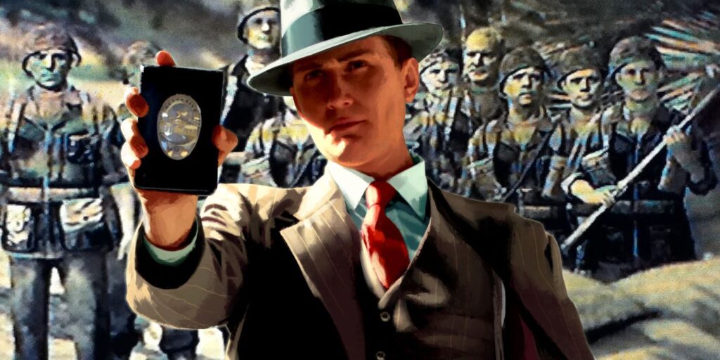 LA Noire muestra a Cole usando el arma equivocada en la Segunda Guerra Mundial