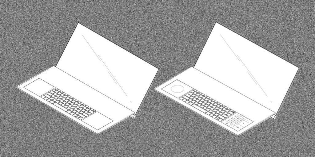 LG está diseñando un portátil de concepto extraño con tres pantallas, sugiere una patente