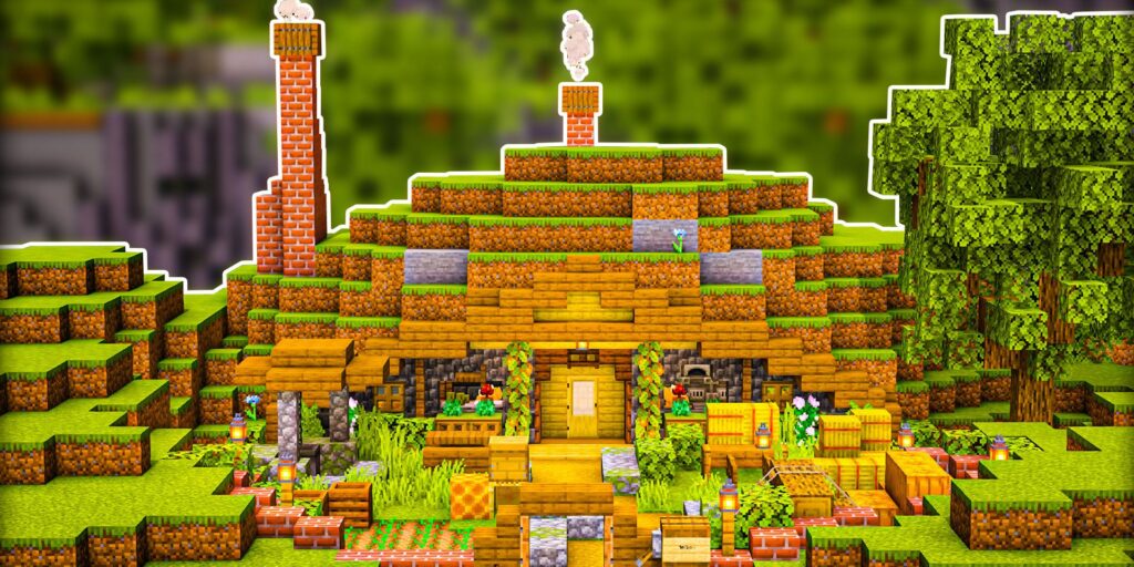 La construcción del hobbit del jugador de Minecraft te transportará a la Tierra Media