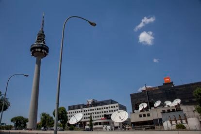 Sede de los informativos de TVE en Torrespaña.