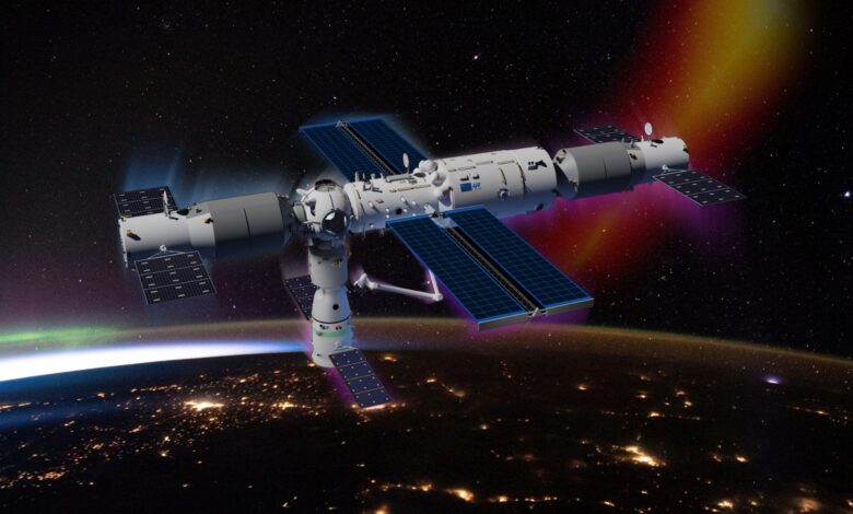 La estación espacial de China esquivó los satélites Starlink dos veces en 2021