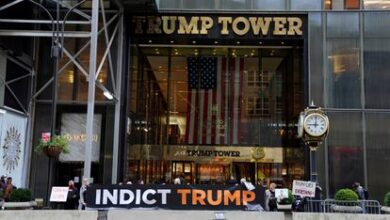 Protesta ante la sede de la Organización Trump, en Nueva York, el pasado octubre.